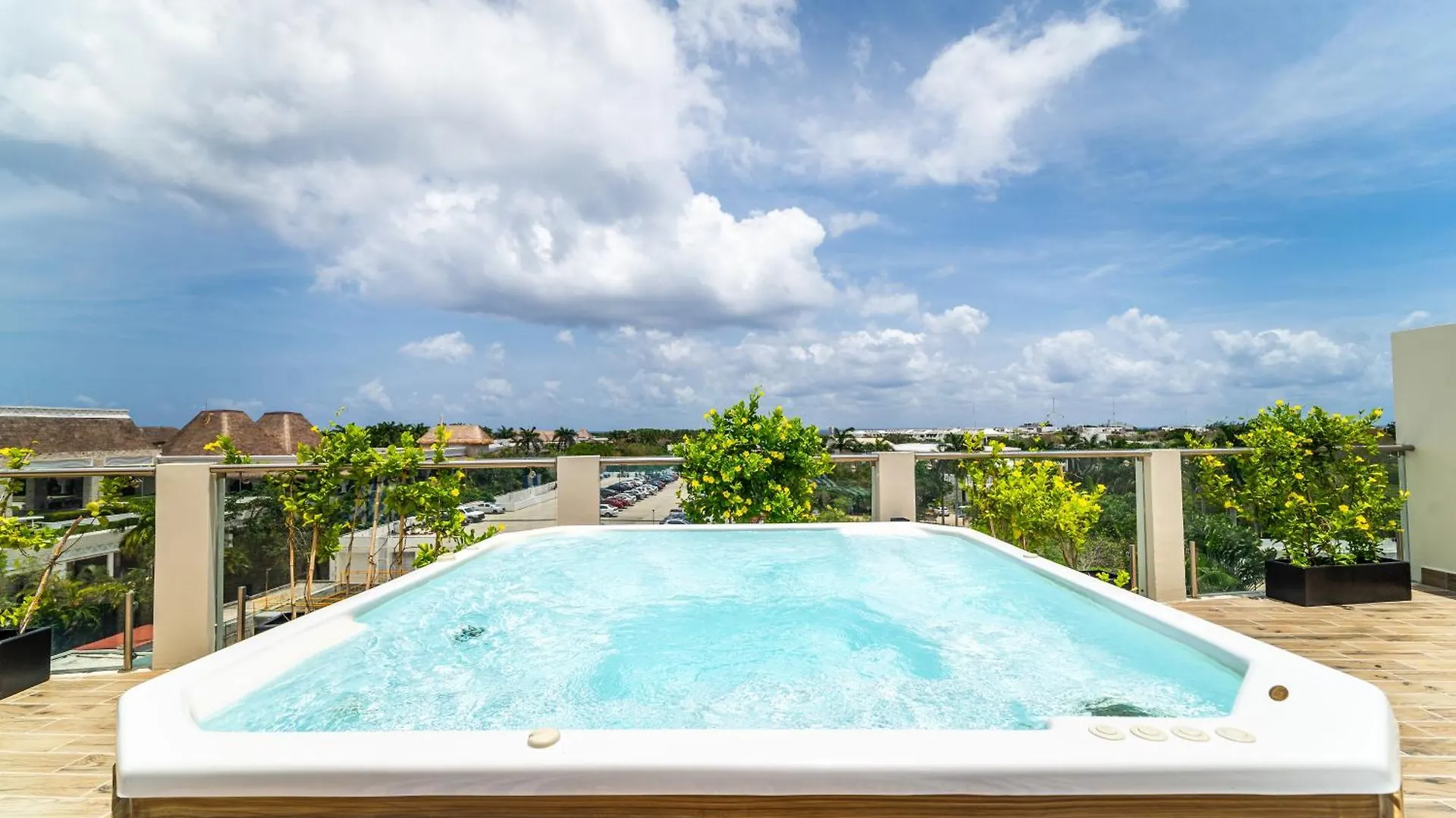 Penthouse With Jungle View Terrace Gym Pool Hottub Villa Playa del Carmen